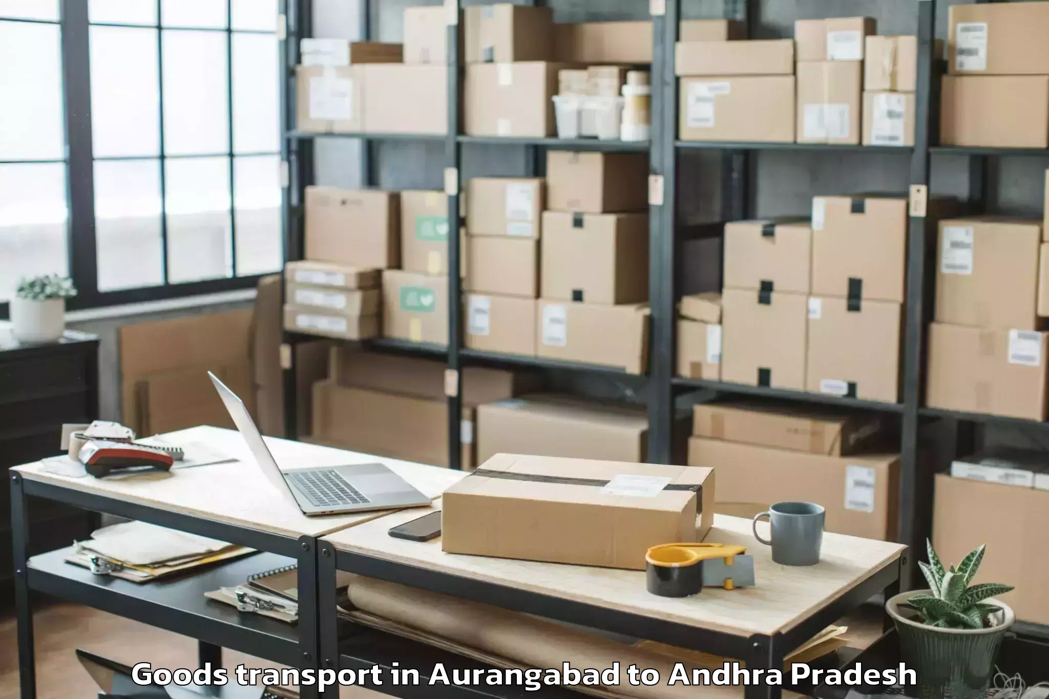 Professional Aurangabad to Karveti Nagar Goods Transport